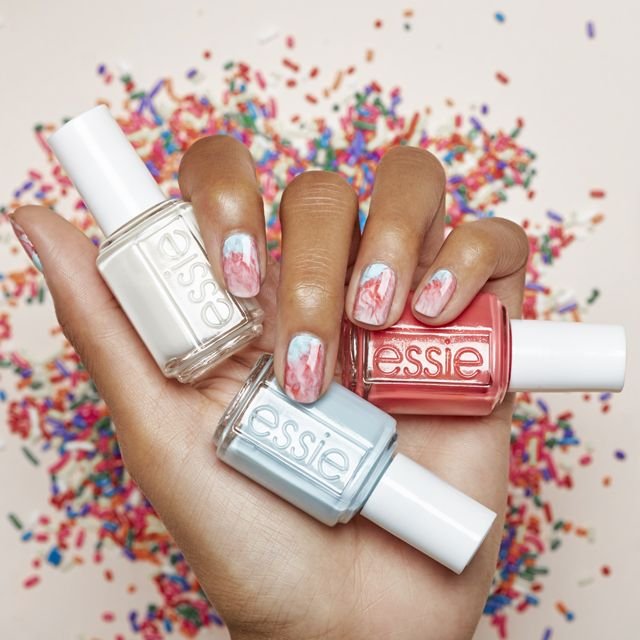 art sur ongles sorbet swirl