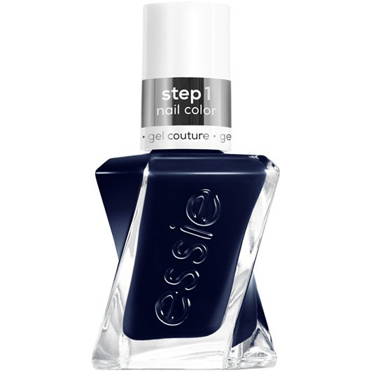 caviar bar - navy blue gel nail polish, nail color & lacquer - essie
