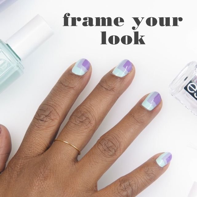 frame your look nail art