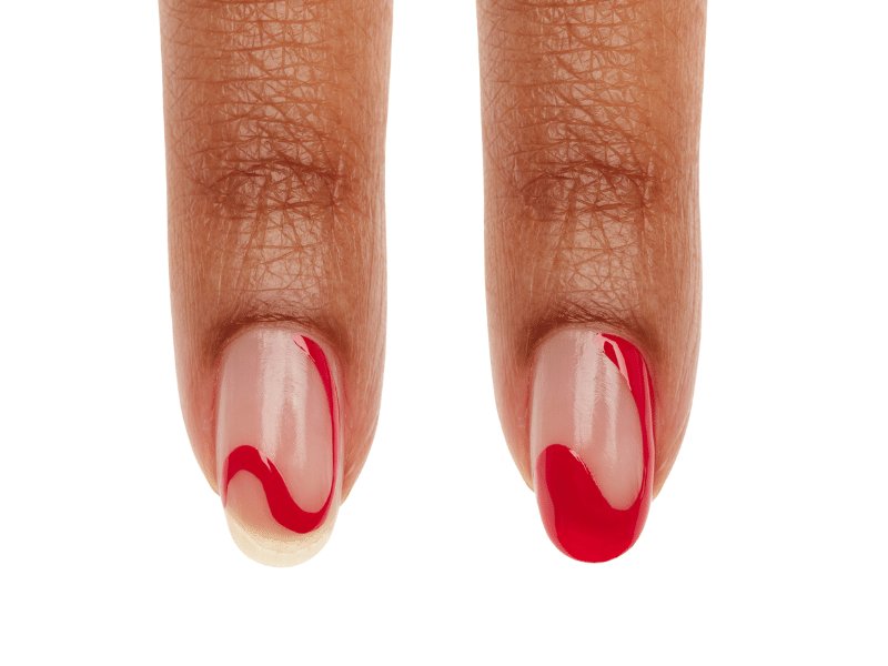 hot summer trend alert: graphic swirl nails