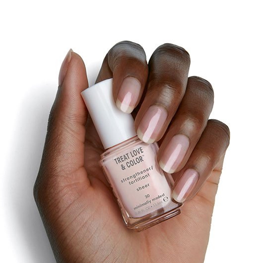 minimally modest treat love color nail care nail polish essie