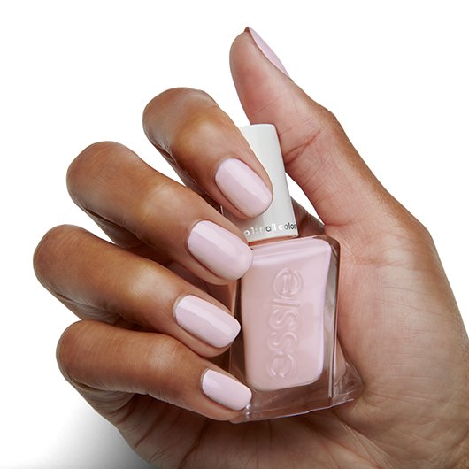 matter of fiction blush pink gel nail polish nail color essie