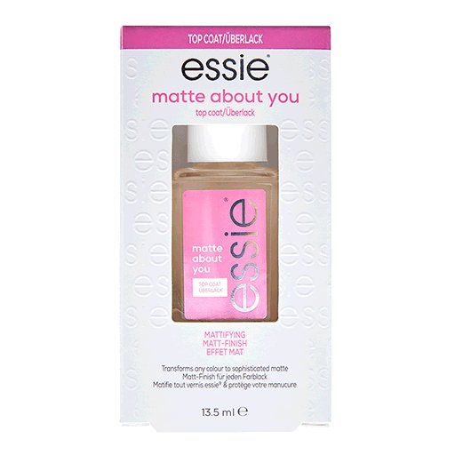matte top coat for nail polish - matte about you - essie ca