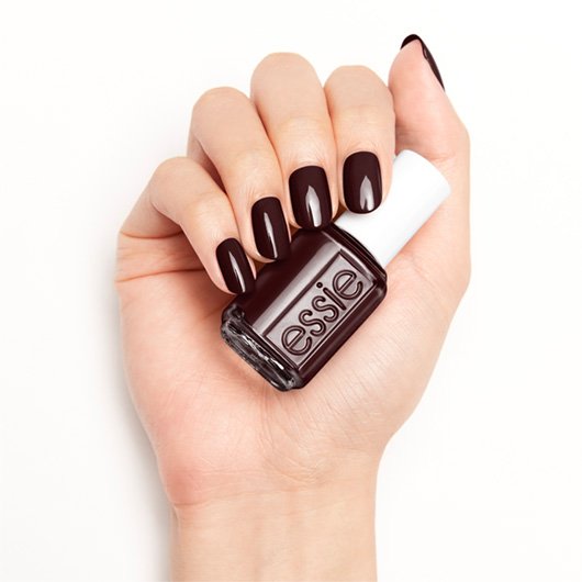 wicked deep dark creamy red nail polish nail color essie