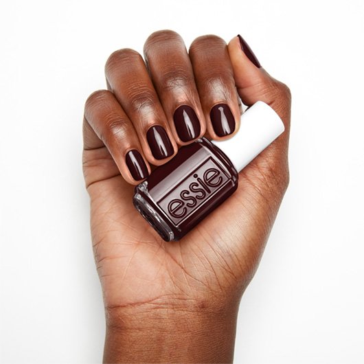 wicked deep dark creamy red nail polish nail color essie