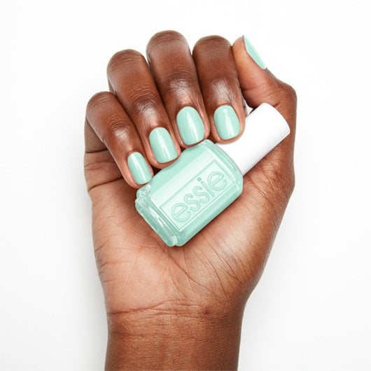 apple green mint color - mint & essie nail polish - nail candy