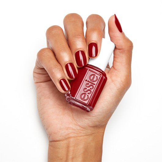 Essie red nail shop polish