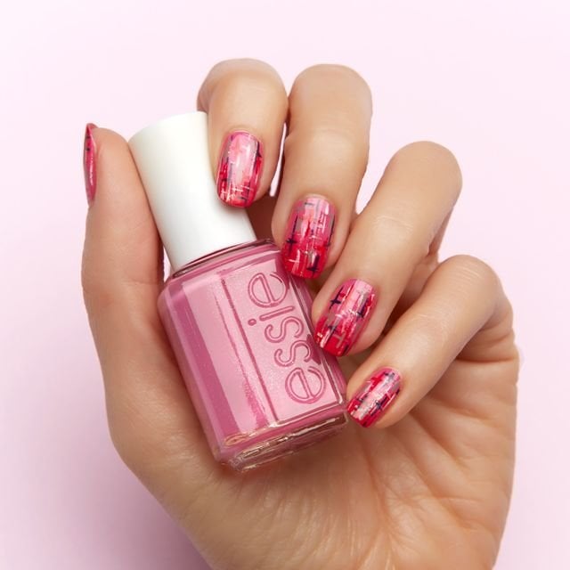 art sur ongles totally tweed