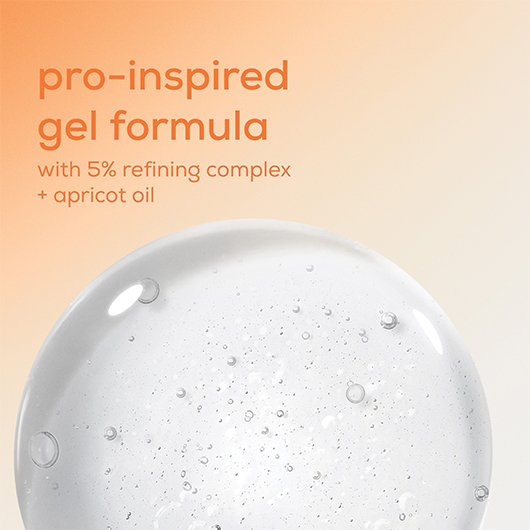text that reads "pro-inspired gel formula" and a swatch of the 3-in-1 cuticle remover
