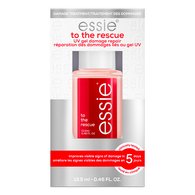 essie to the rescue UV damage repair treatment inside its packaging on a white background.