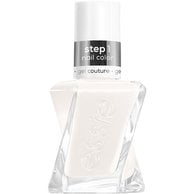 Essie Gel Couture First Fitting step 1 white nail polish